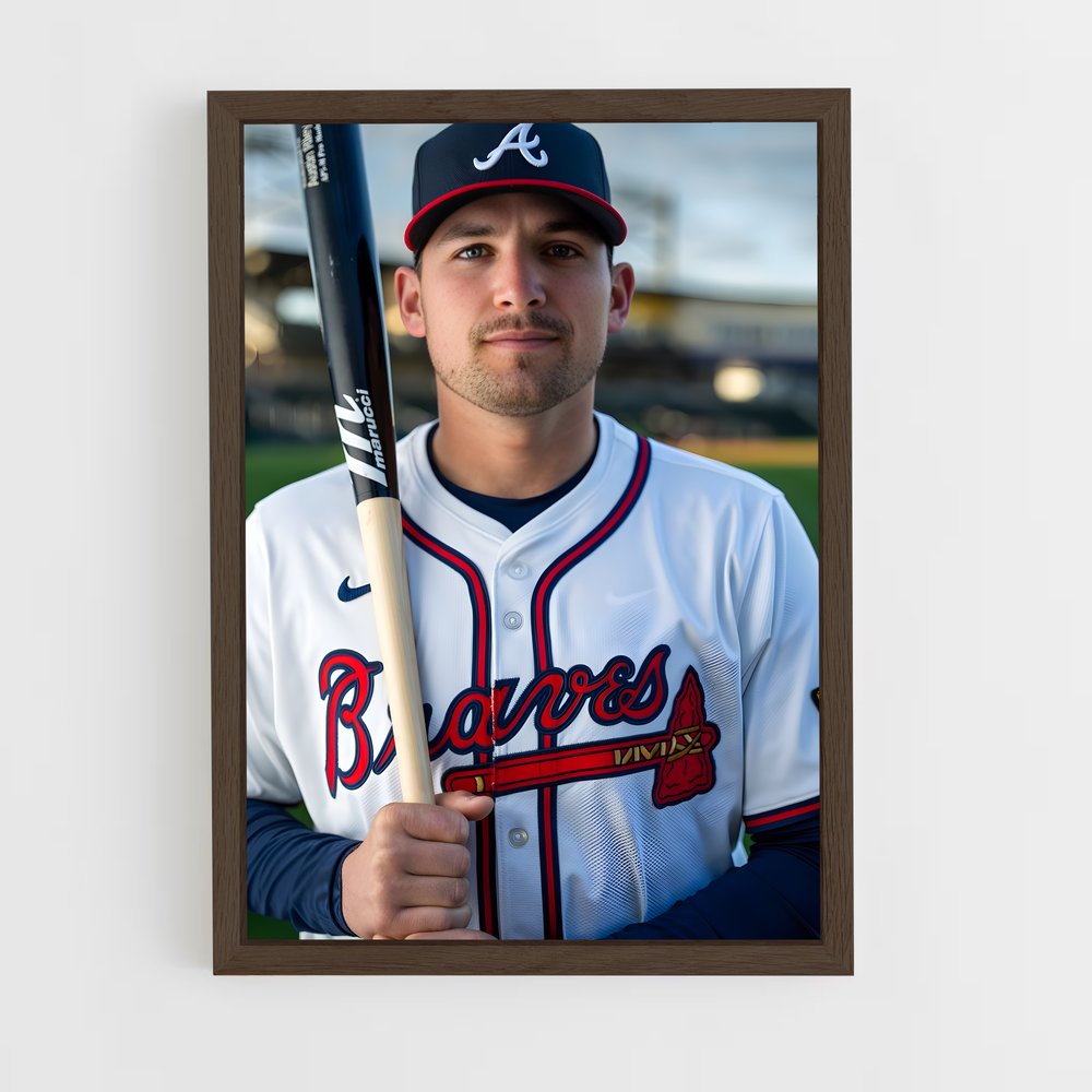 Poster Austin de riley – affiche Baseball (vue 5)